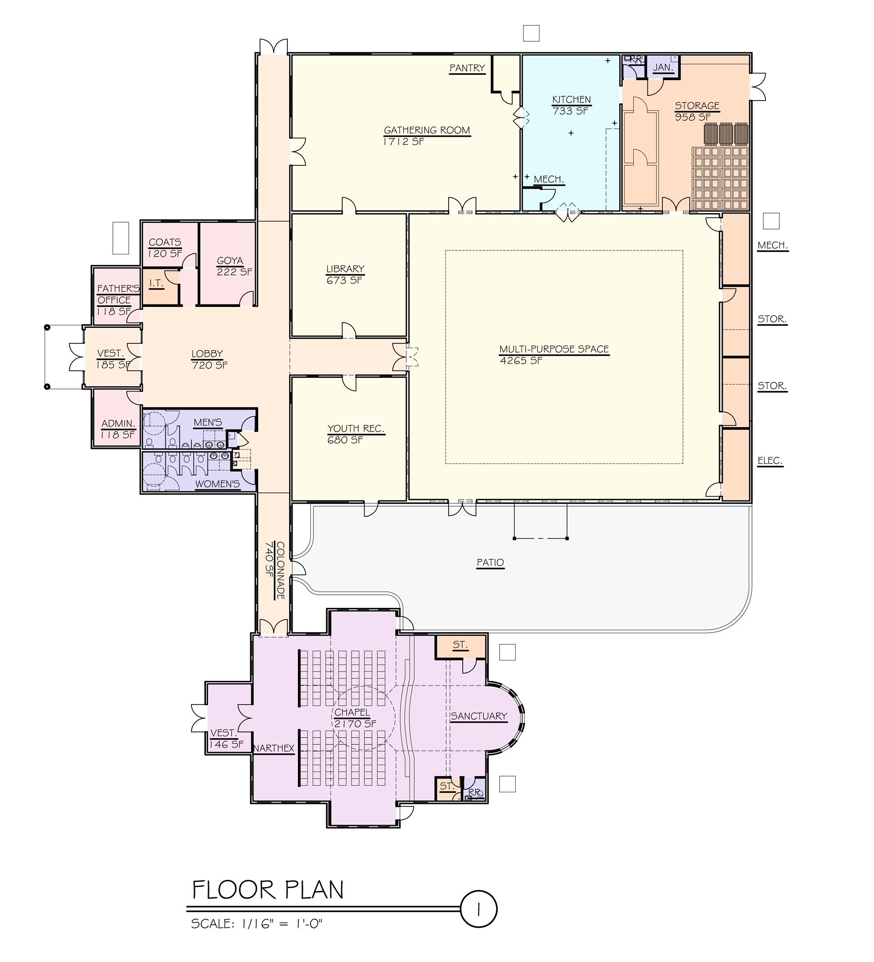 Architectural Plans Annunciation Greek Orthodox Church